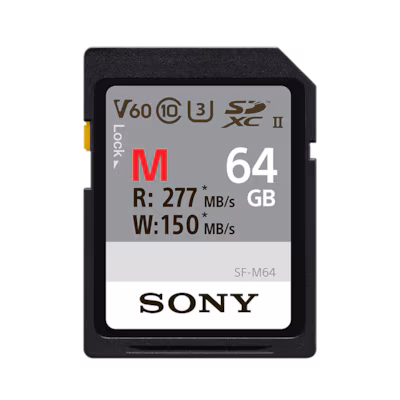 Sony Sf-m Series Uhs-ii Sd Memory Card - 64 Gb