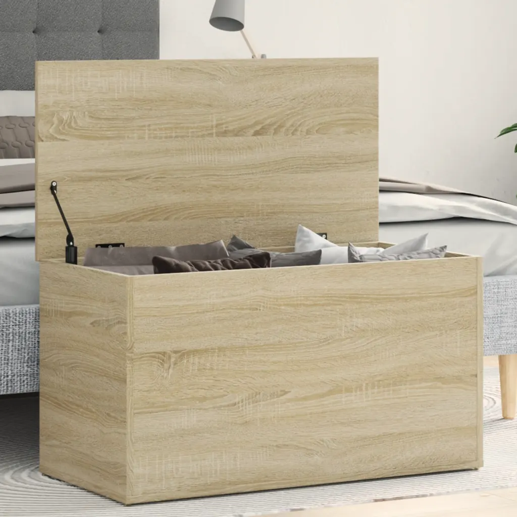 VidaXL Storage Chest Sonoma Oak 84x42x46 cm Engineered Wood