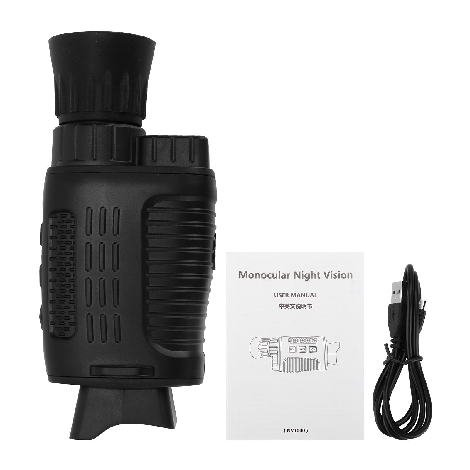 Konnwei NV1000 Digital Night Vision Monocular Infrared Monoculars for Both Day and Night