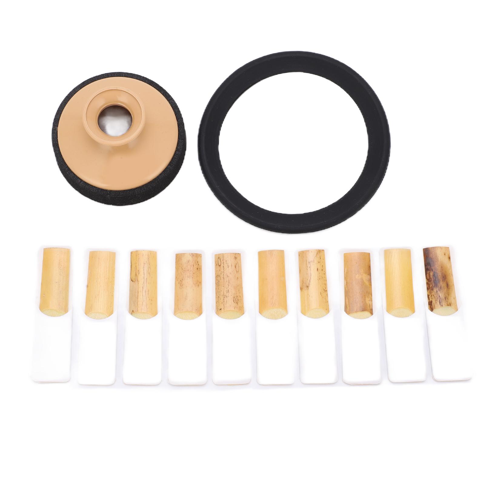 COSYHOME Saxophone Accessories Eliminate Noise Prevent Collision Sax Mute Ring Saxophone Reed Silencer Set