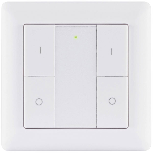 Paulmann Wall Mount and Remote Combo Light Switch white