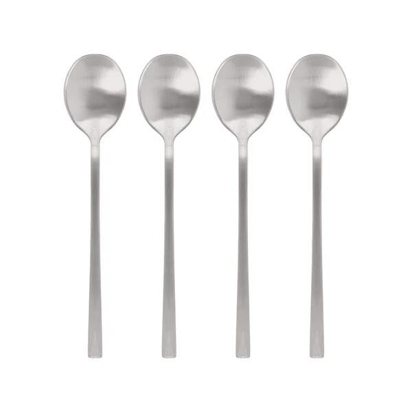 Argon Tableware Stainless Steel Teaspoons - 14.5Cm - Silver - Pack Of 4