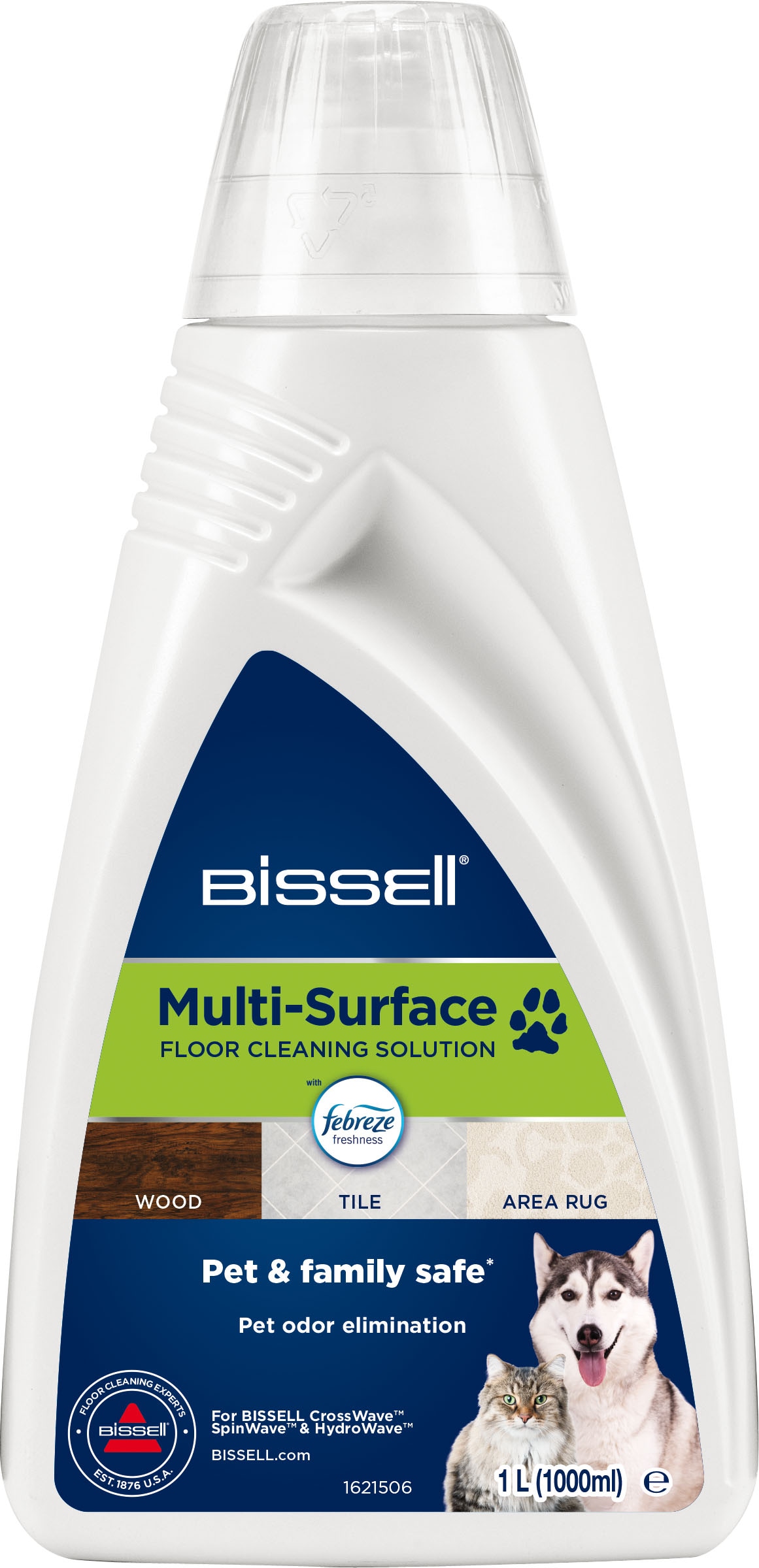 BISSEL l Multi-surface Pet Formula | For Use In Bissell Multi-surface Cleaners | Eliminates Pet Messes And Odours | 2550