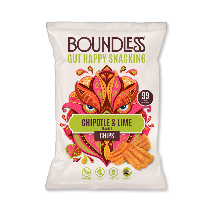 Boundless Activated Snacking - Chipotle and Lime Activated Chips, Sharing Bag 80gr