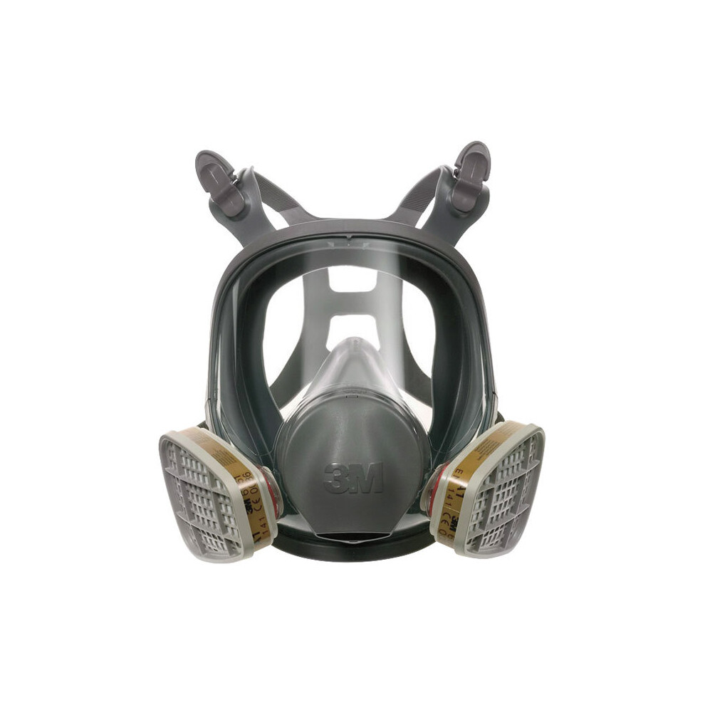3M 6900S Large Full Face Mask Reusable Without Filters Low Maintenance