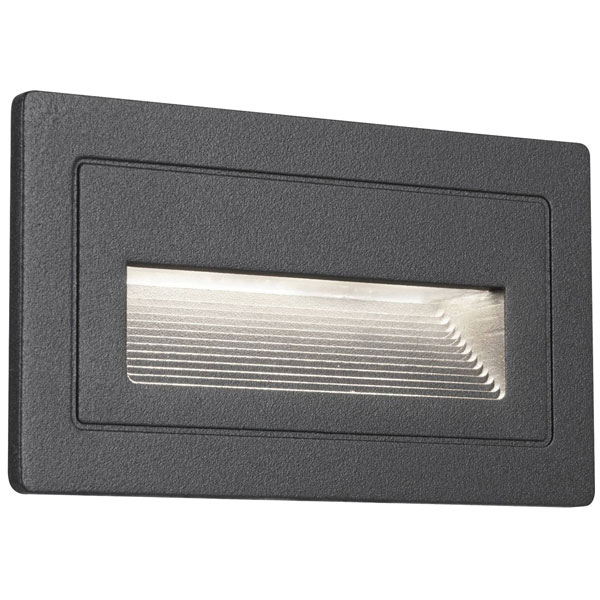 Paulmann Black Integrated LED Outdoor Flush Mount black,gray,white