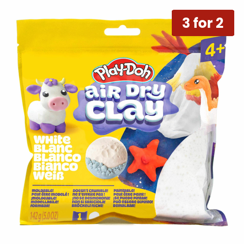Play-Doh White Air Dry Clay 142g