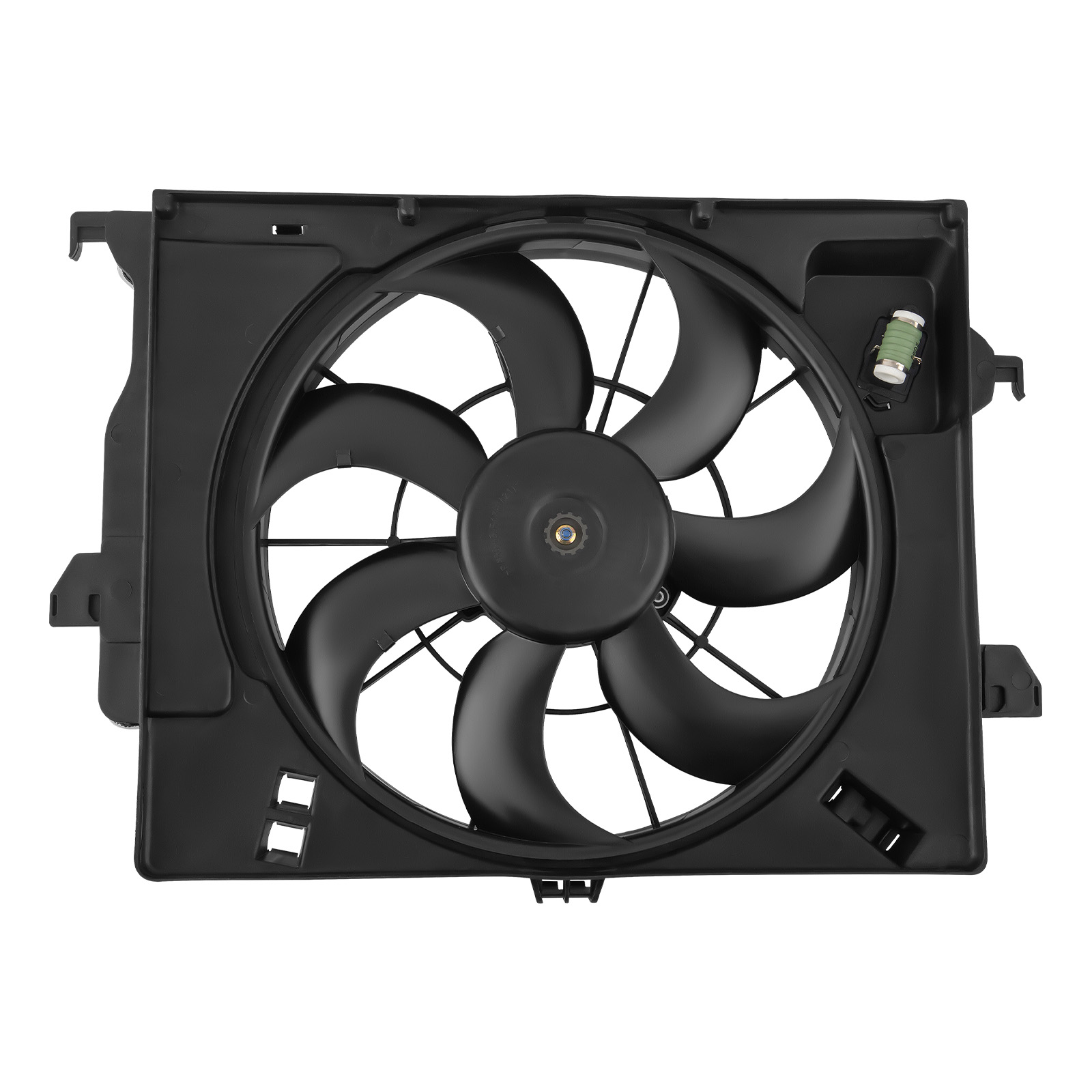 MaXpeedingrods Engine Radiator Cooling Fan compatible for Hyundai Veloster/Accent compatible for Kia Rio 2012-2017