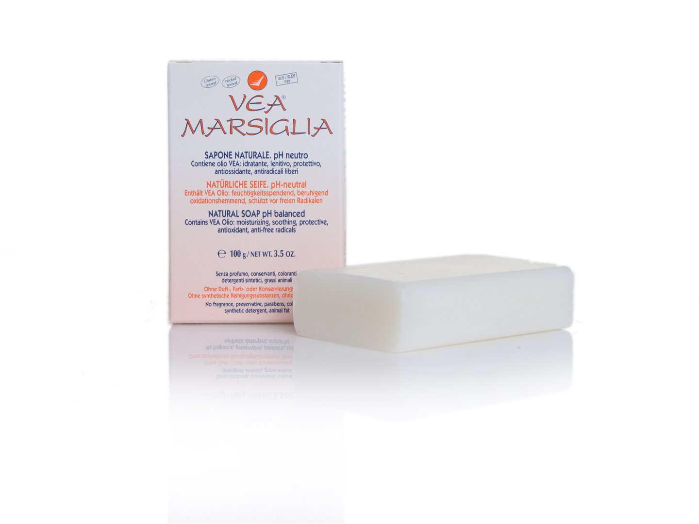 Hulka Srl VEA marsiglia sapone solido neutro 100g