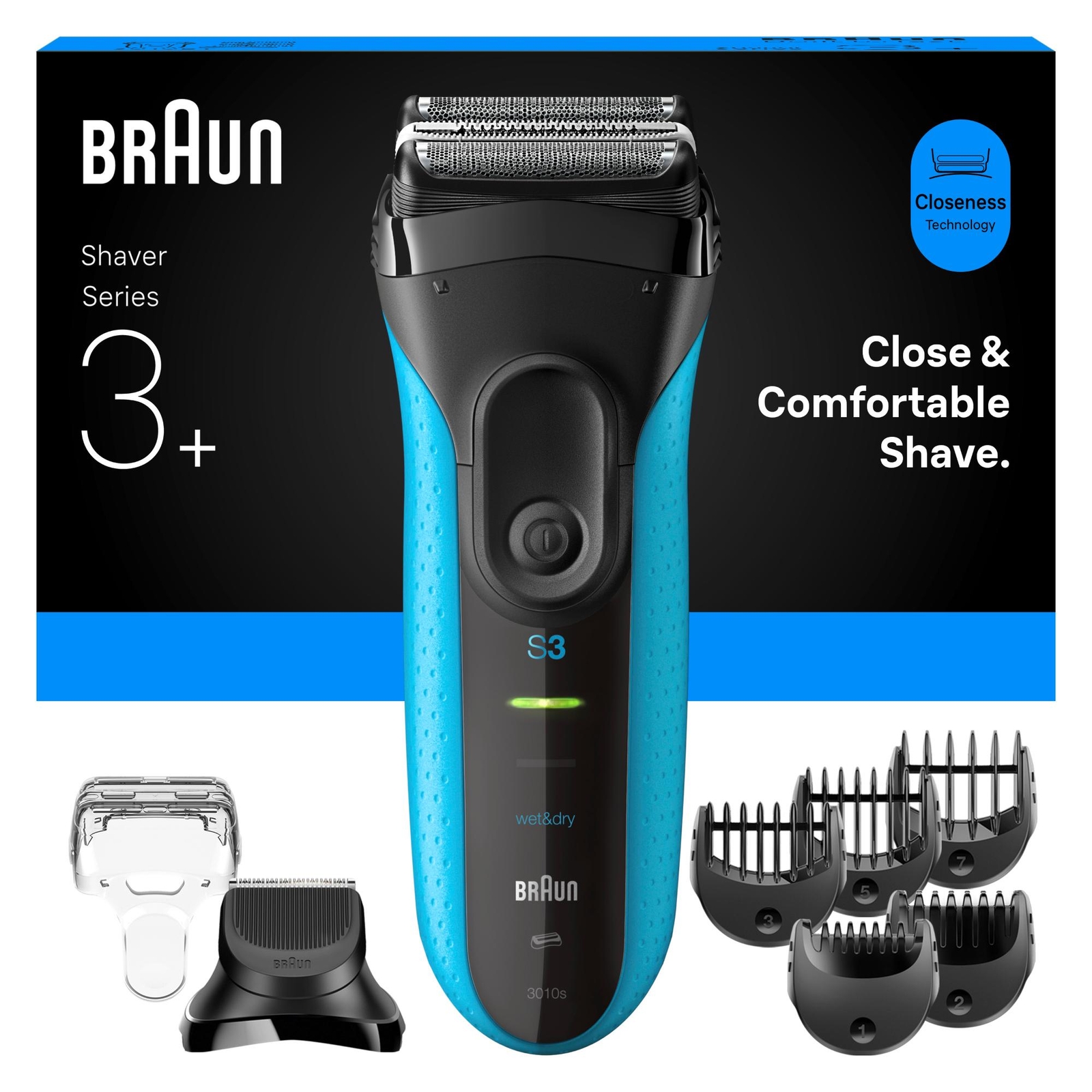 Braun Series 3 ProSkin 3010BT Electric Shaver