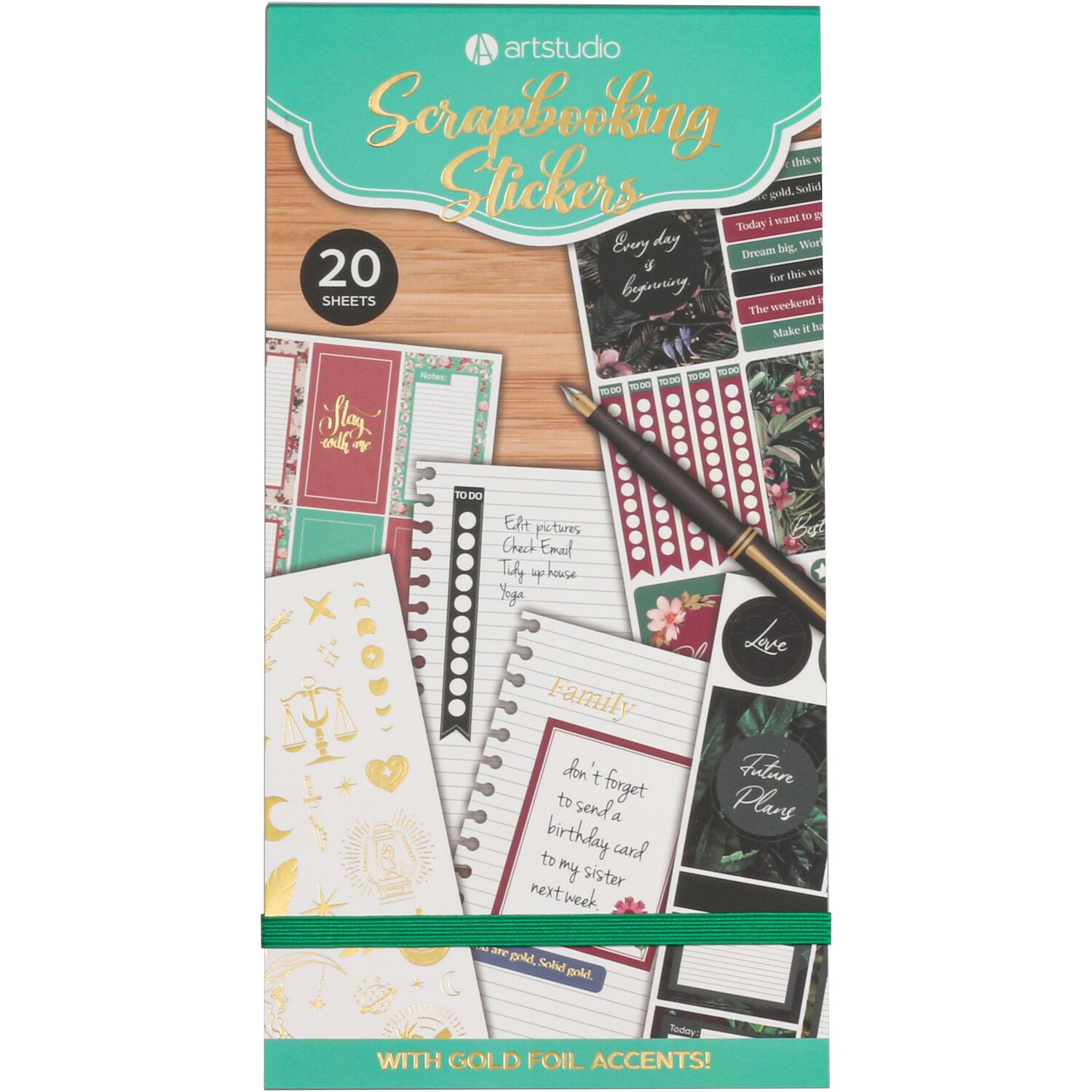 Art Studio Scrapbooking Sticker Book