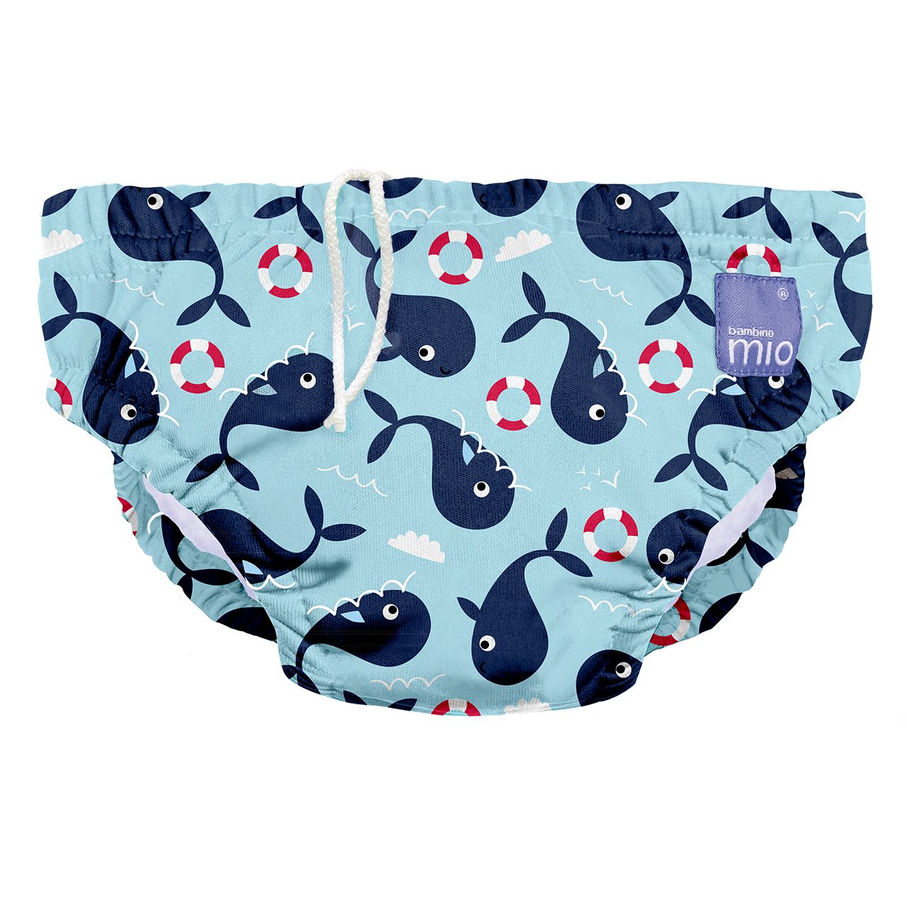 Bambino Mio Reusable Swim Nappy, Swim Nappies, Blue, Large