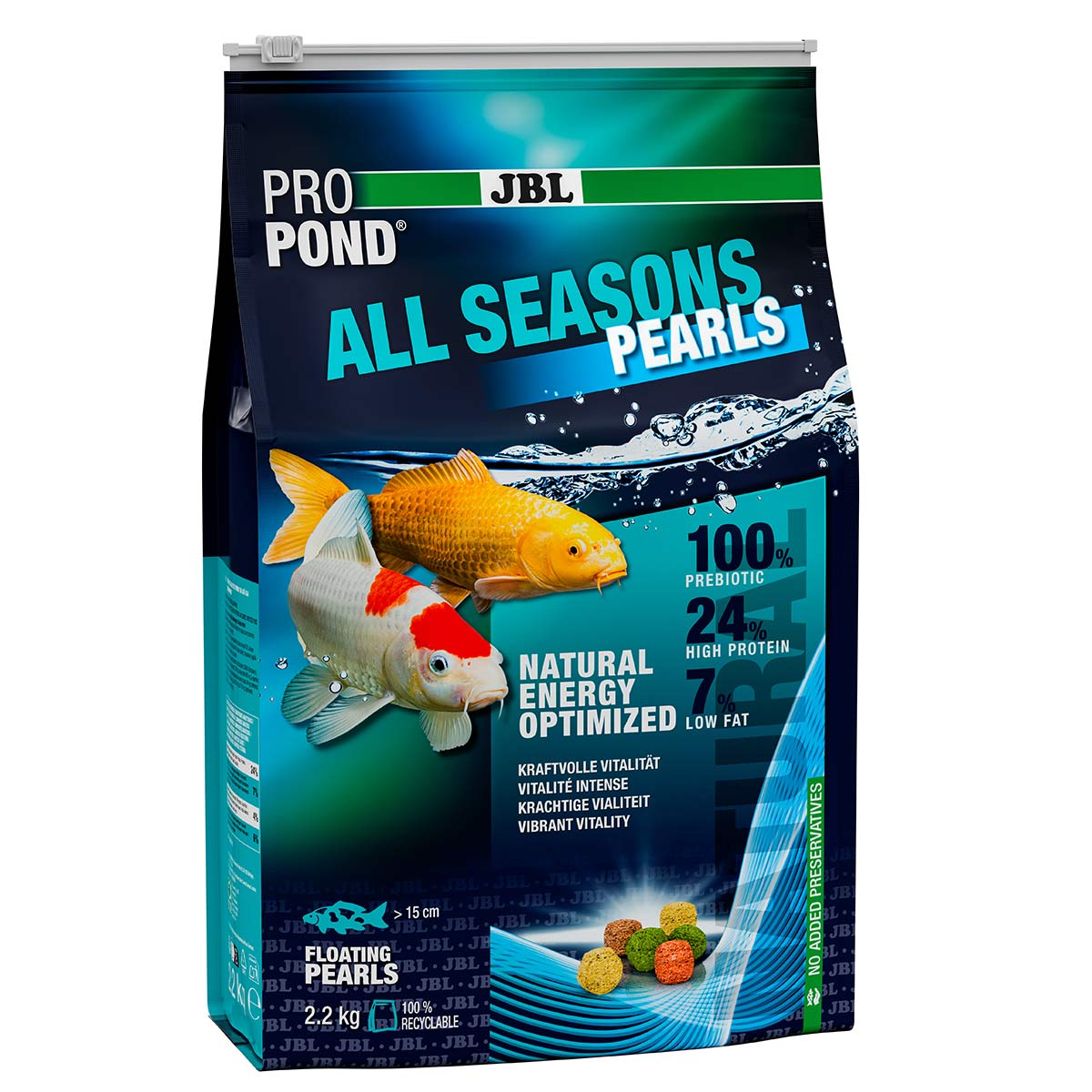 JBL Propond All Seasons Pearls Fish Food Size: 2.2kg