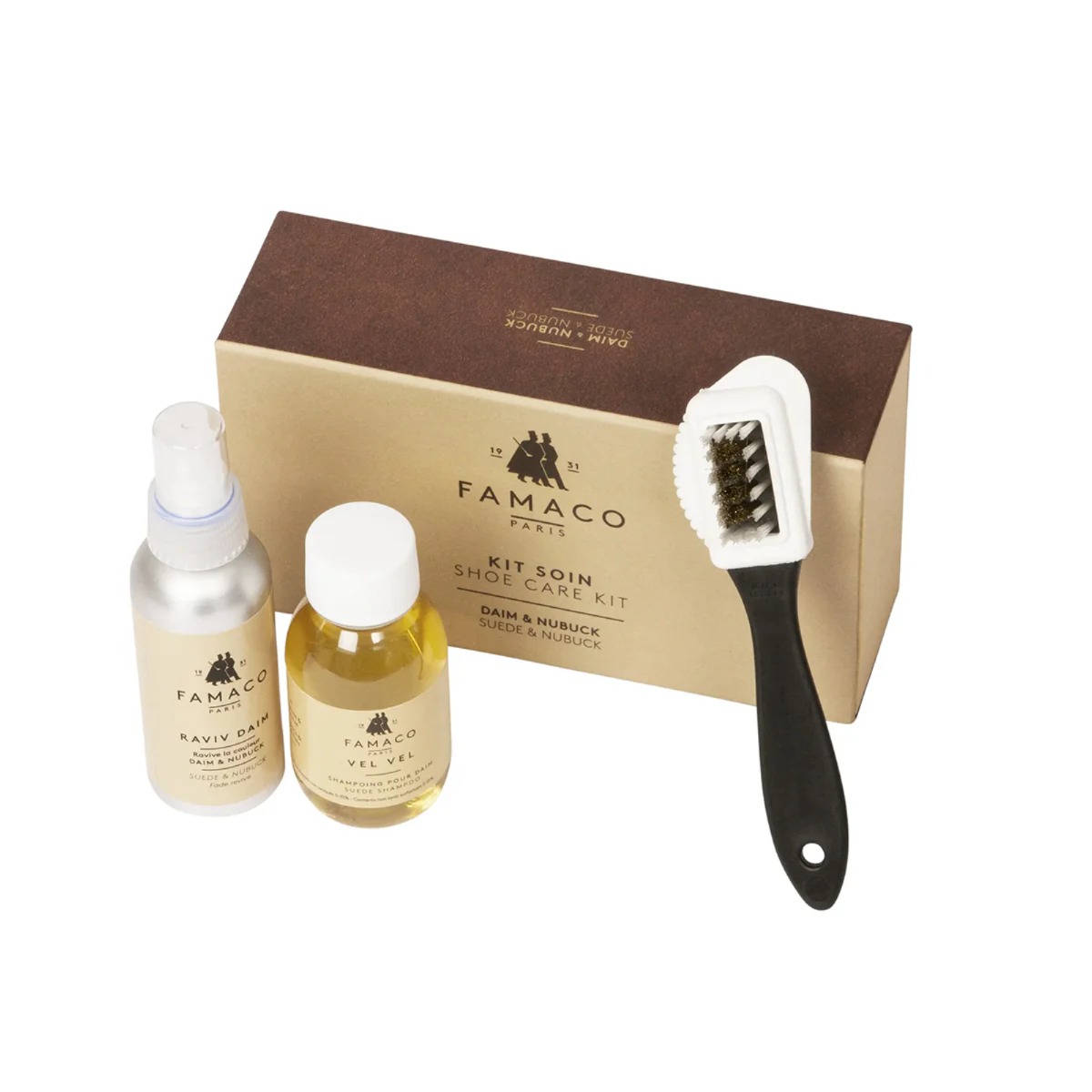Famaco Kit Soin - Suede & Nubuck Shoe Care Kit