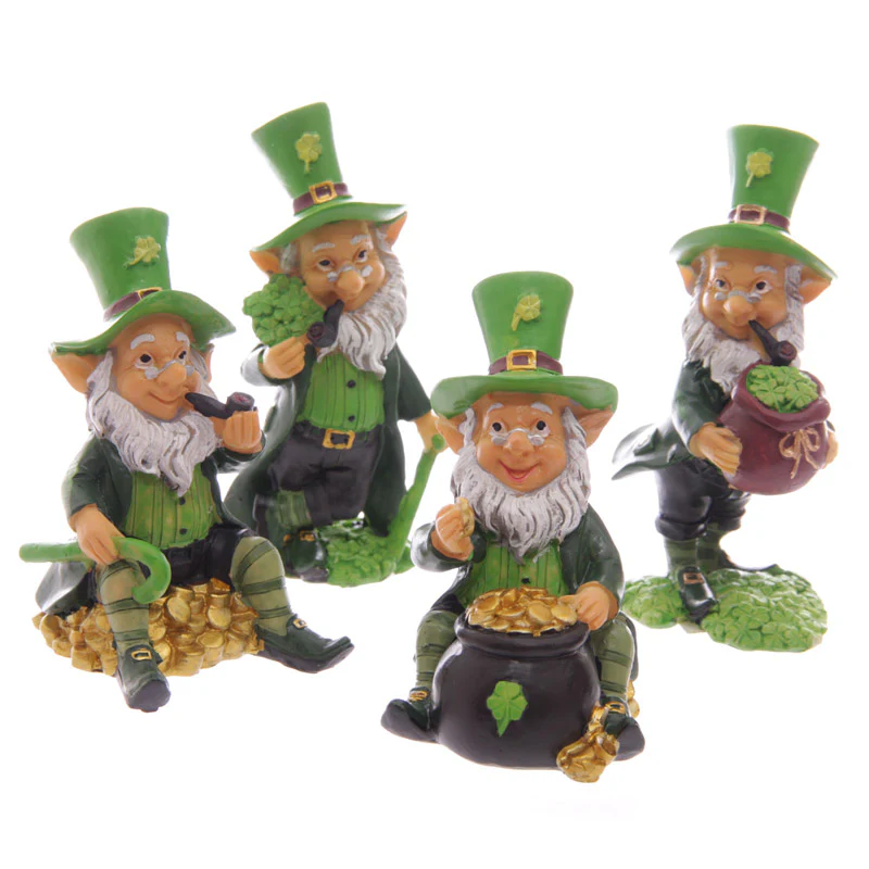 Puckator Fun Mini Collectable Leprechaun Figurines