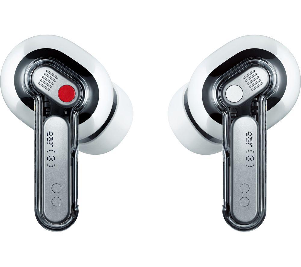 NOTHING Ear (3) Wireless Bluetooth Noise-Cancelling Earbuds - White, White