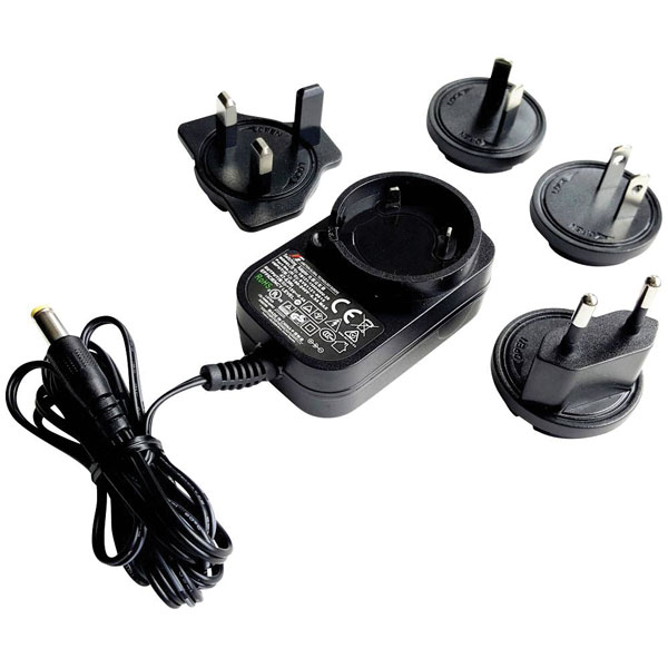 DEHNER ELEKTRONIK Sys 1121-0605-w2e Mains Psu 5v 1.2a W/adapters