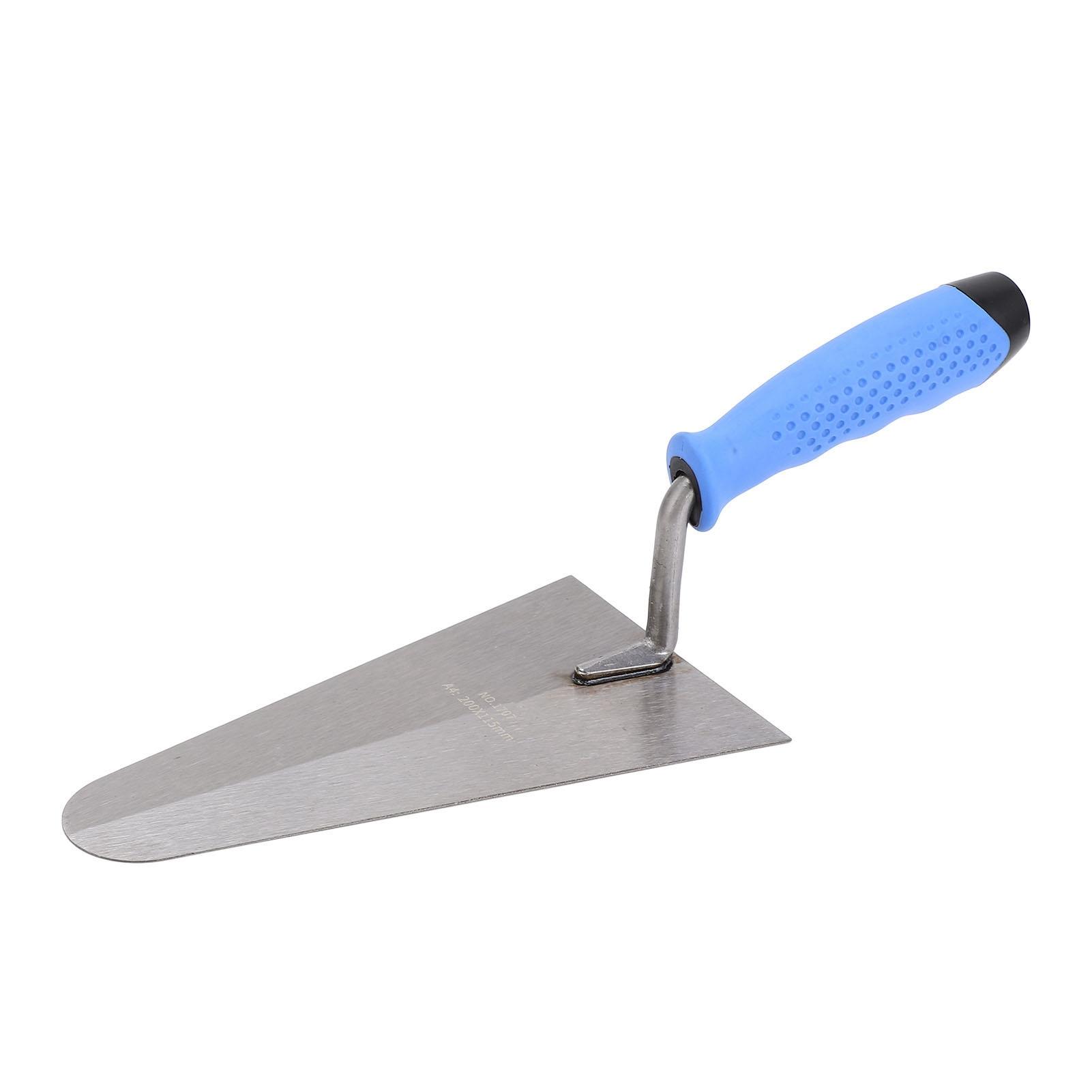 Vestidos Masonry Margin Trowel Ergonomic Soft Rubber Grip Carbon Steel Plastering Trowel for Wall Floor