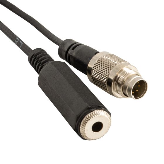 AIM Motorsport Smartycam 3 Gp/corsa/gp Hd Rev 2.2 External Mic Cable / 3.5mm Jack - 3.5mm Female Jack Plug - 1m