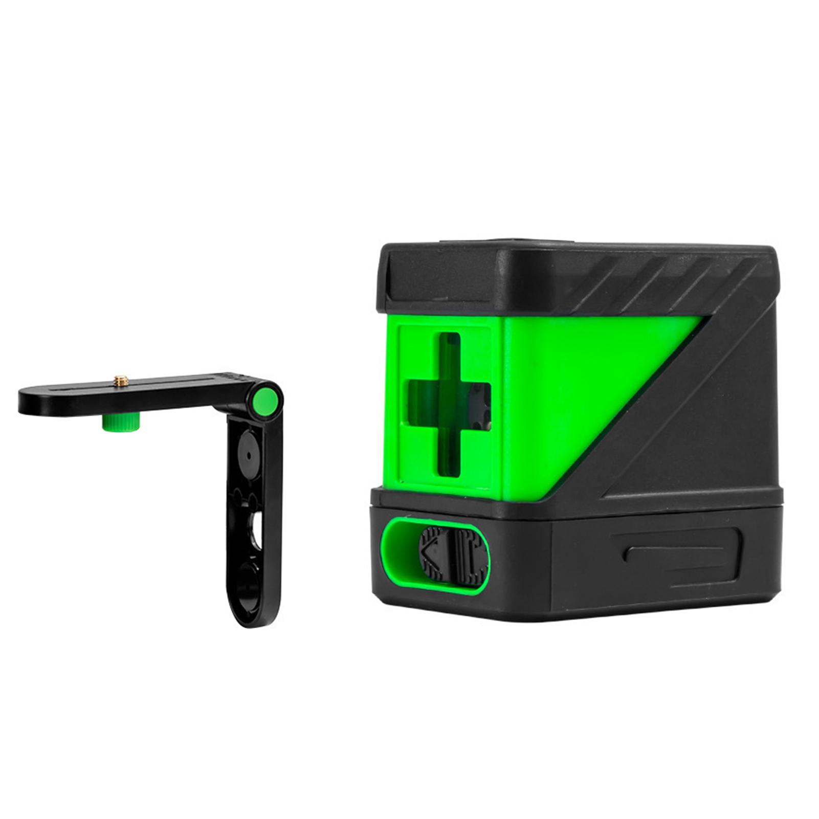 Meterk SelfLeveling Laser Level, 2 Lines Laser Level Green Cross Laser Beam Line, Alignment Laser Tool Type B