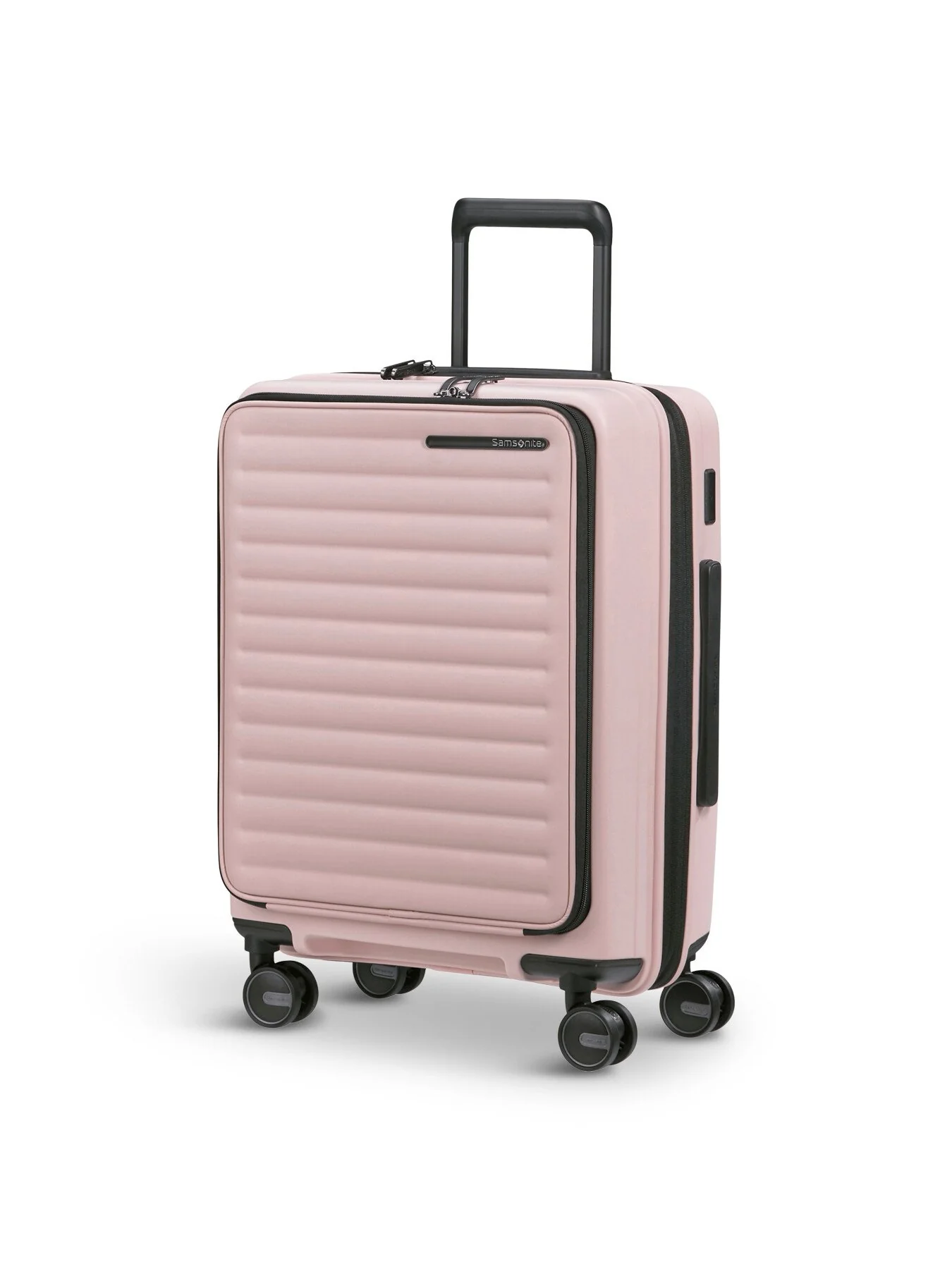 Samsonite Restackd Spinner Exp Easy Access in Rose, Size 55cm