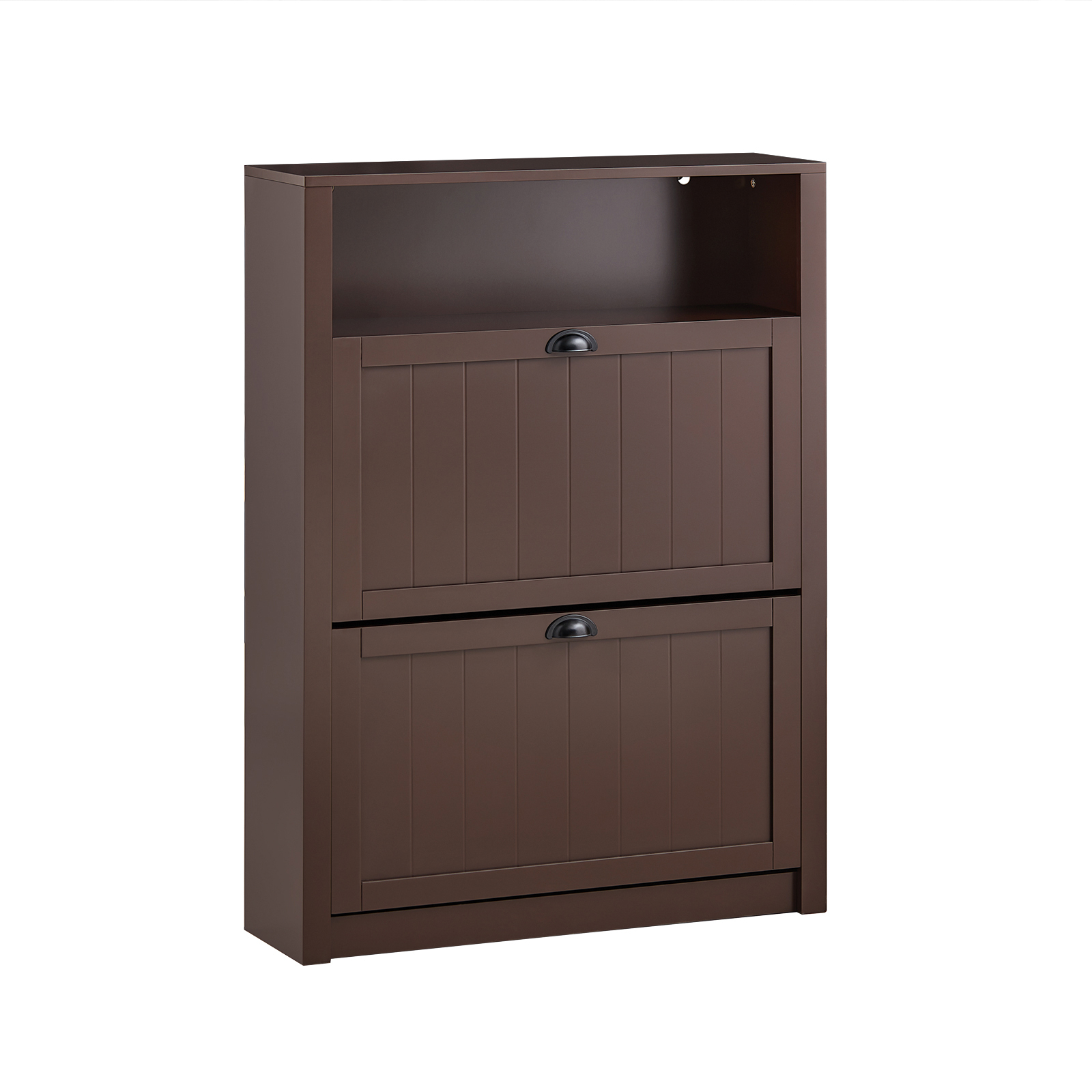 SOBUY Larger Shoe Cabinet Shoe Organizer Unit - Brown