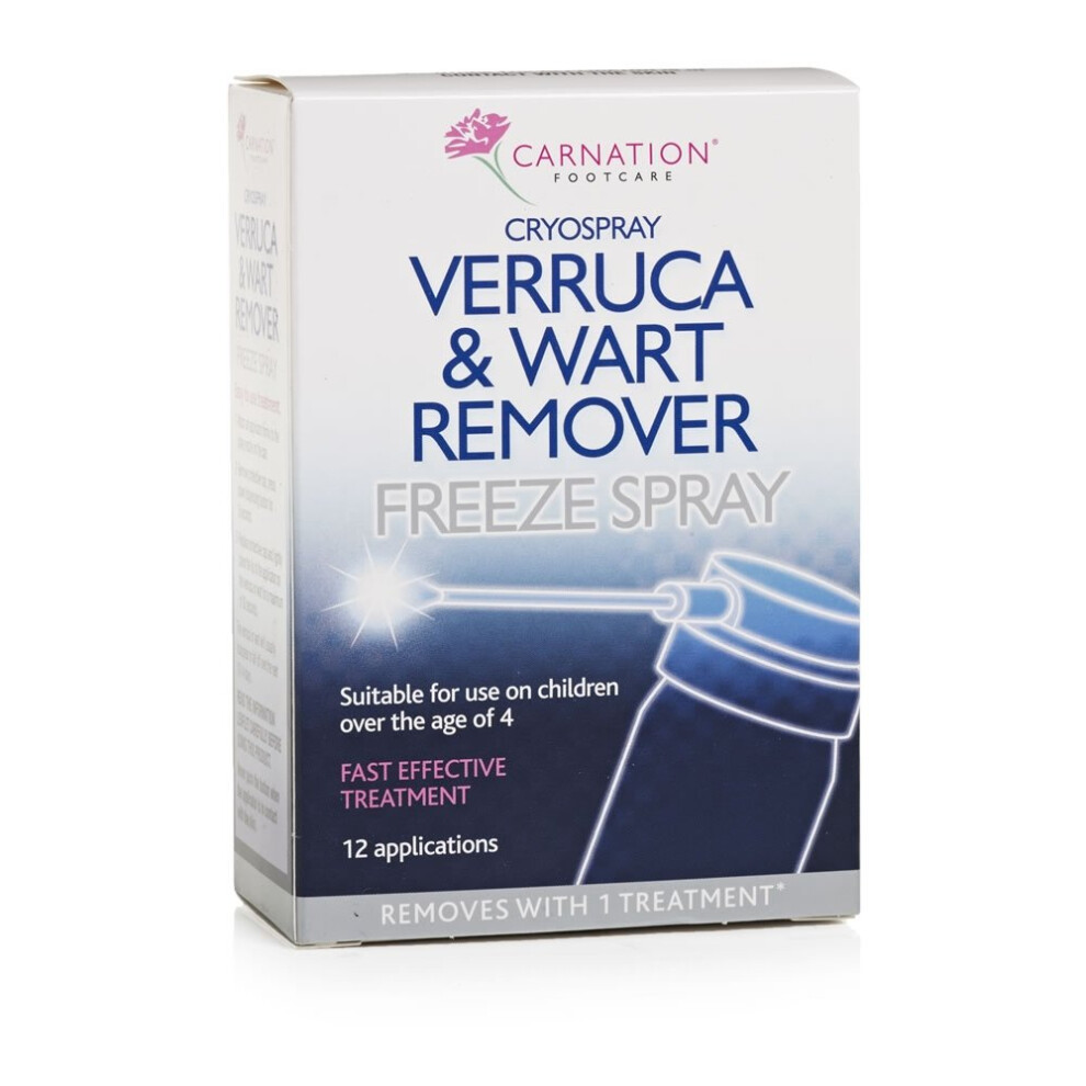 Carnation Verruca and Wart Remover Freeze Spray 50ml