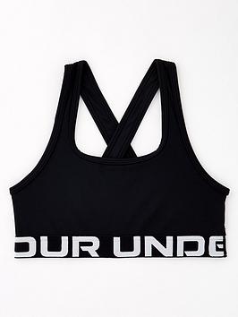Under Armour Crossback Sports Bra Juniors - Black