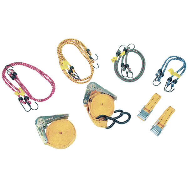 Mannesmann Brüder Mannesmann 13 Piece Elastic Rope and Lash Strap Set 00500