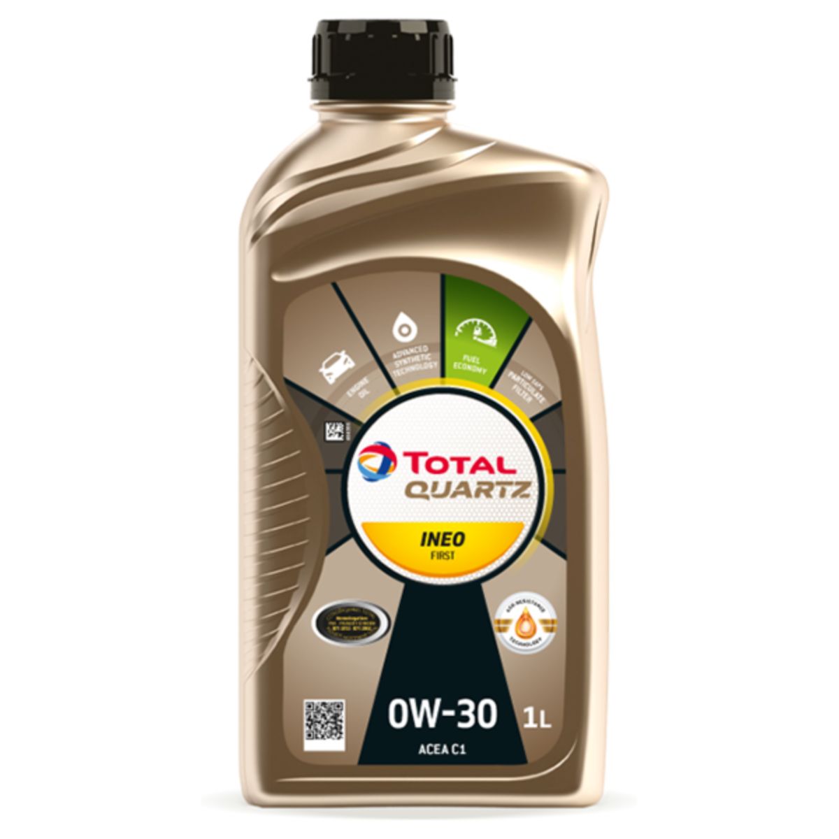 Total Quartz Ineo First 0W-30 Motor Oil, 1 Litre