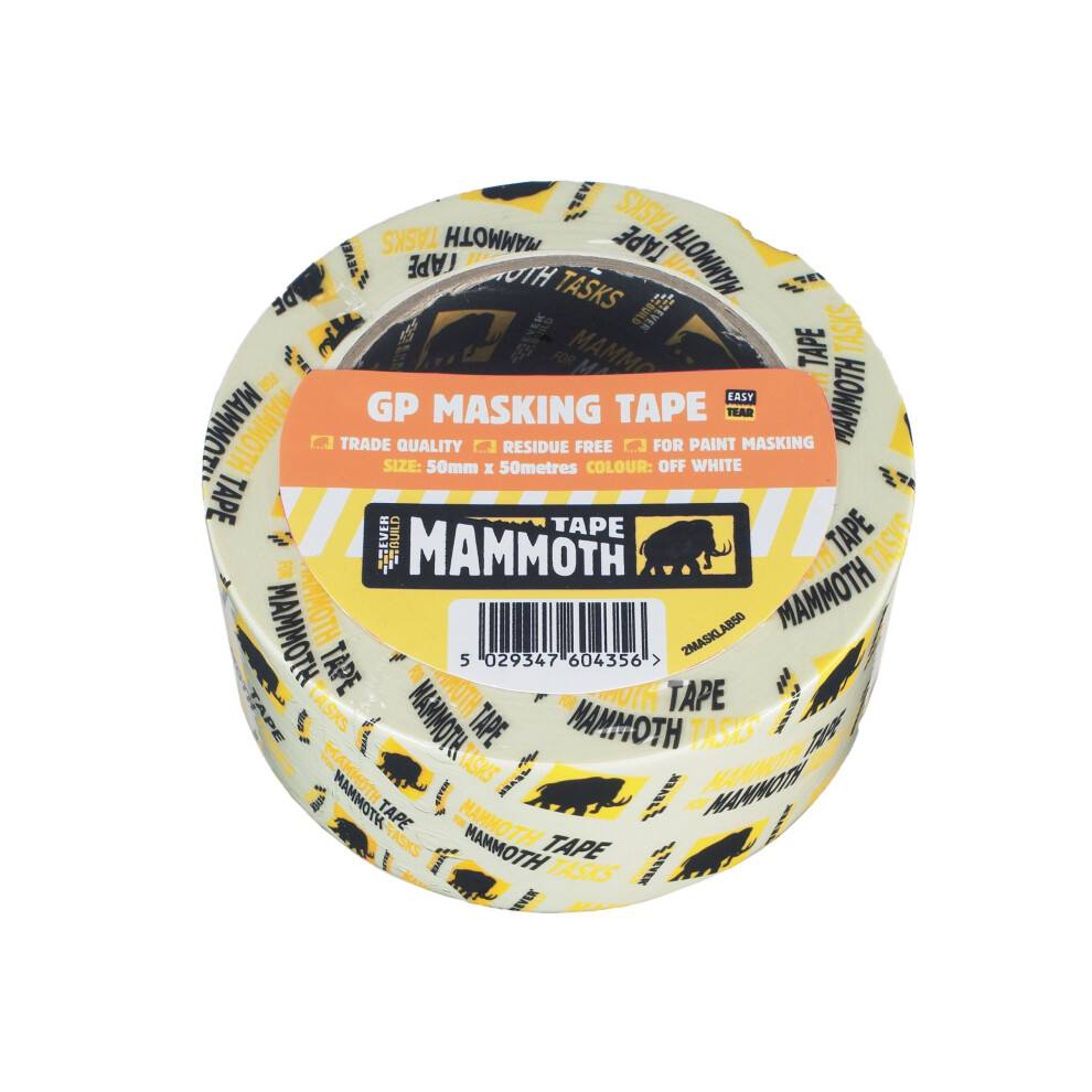 Everbuild EVB2MT75 Retail Masking Tape 75mm x 50m