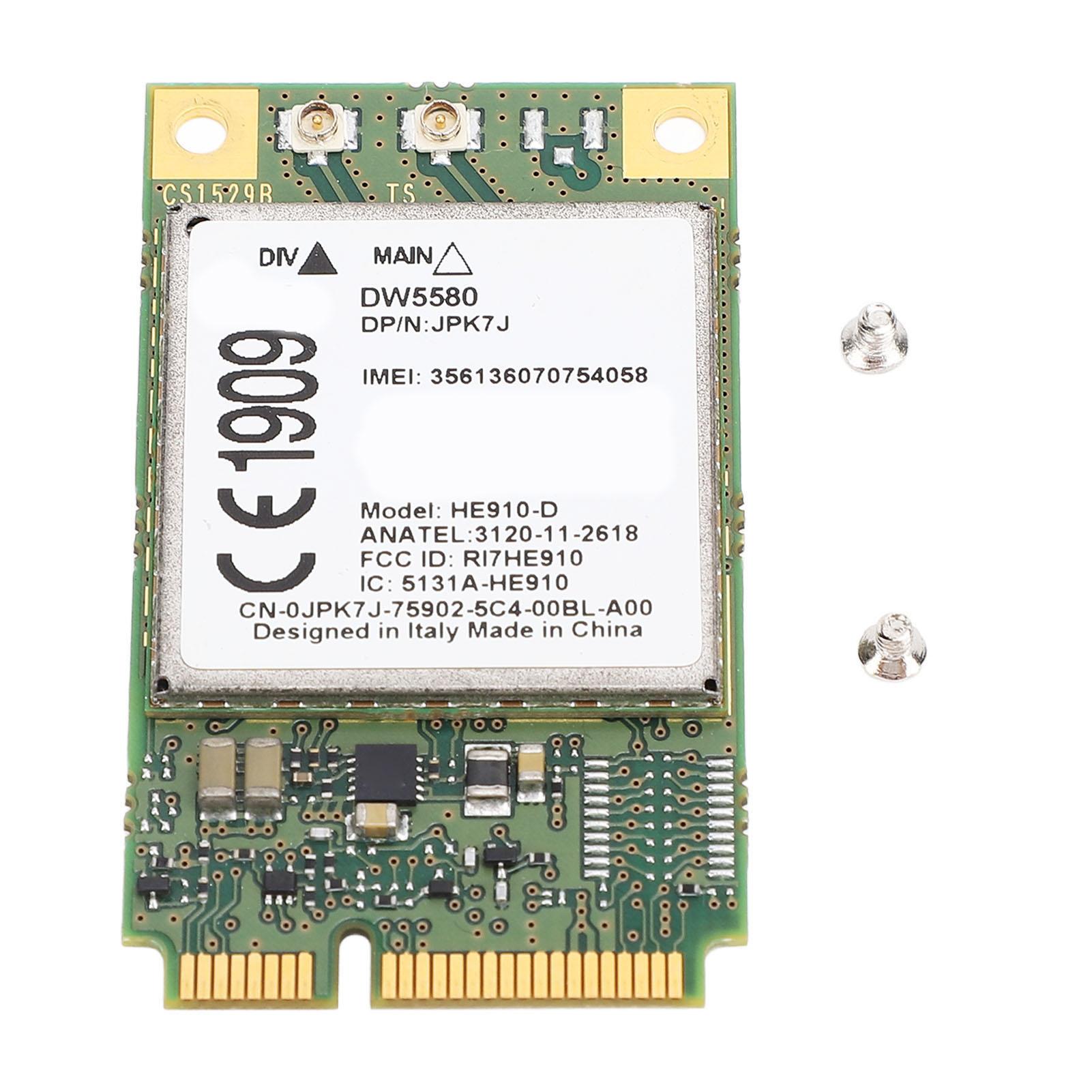 OutsideWorld Dw5580 He910 D Module Mini Pcie Umts Hspa 3g Network Card Module For Pdas Mrms Logistics Pos