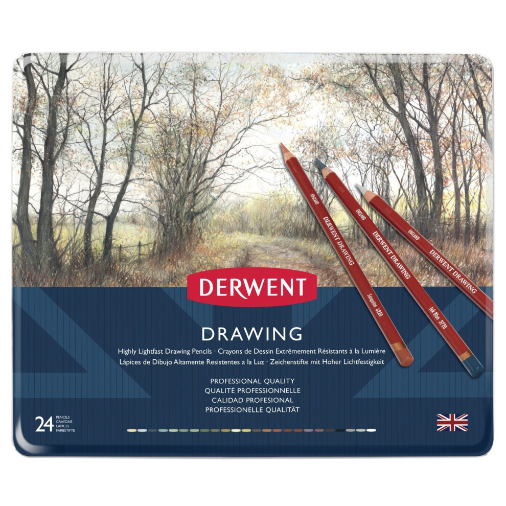 Derwent Derwent Drawing Pencils Set of 24 | Drawing Tools > Pencils > Pencils