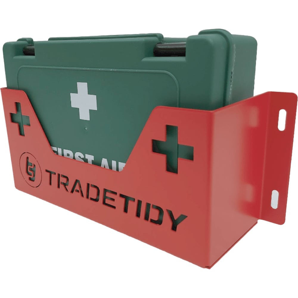 Tradetidy First Aid Kit Holder Comes with First Aid Kit Red