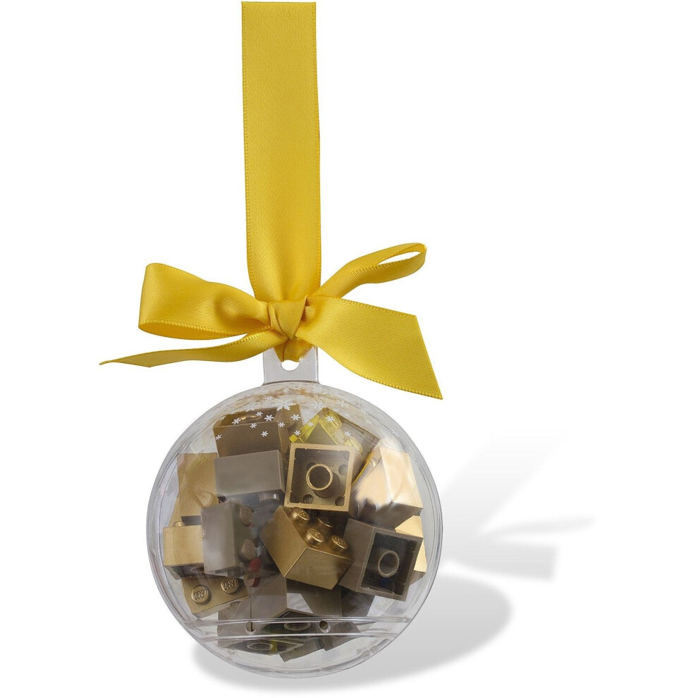 Lego Seasonal Christmas Holiday Bauble Gold Bricks 853345