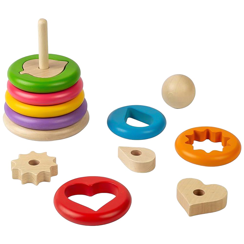 Bigjigs Toys Secret Shape Stacker