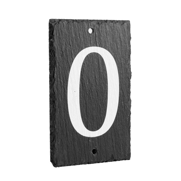 6 in. Surface/Flush Mount House Number black,white