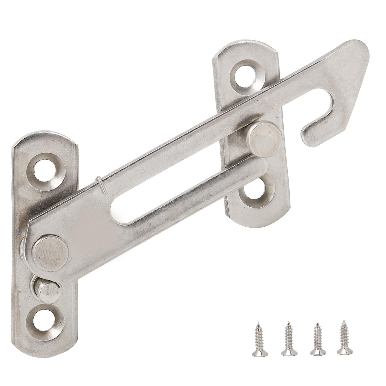 OutsideWorld Stainless Steel Casement Stopper Safety Window Opening Restrictor Lock Window Limiter for Right