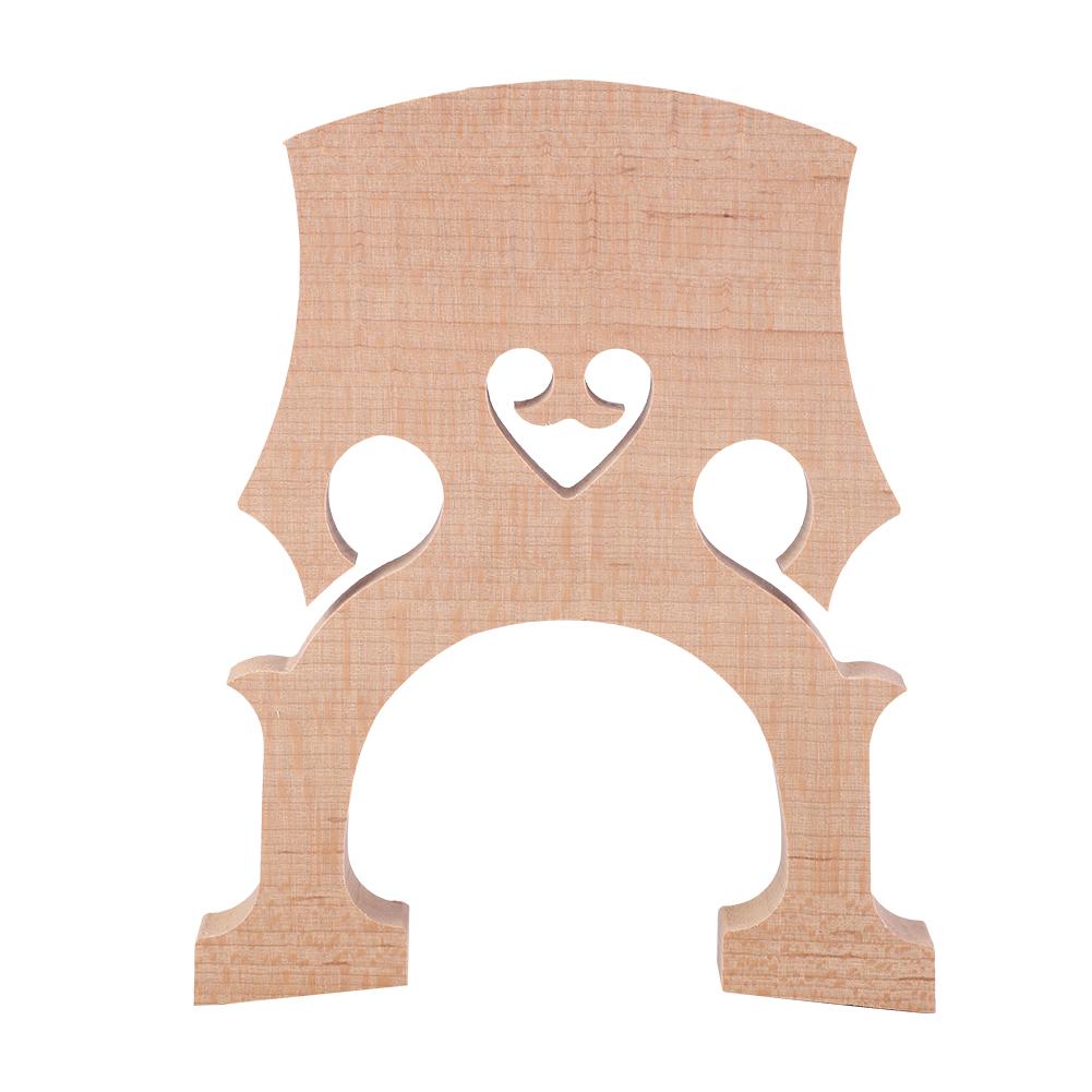 COSYHOME Maple Wood Cello Bridge Replacement Parts Instrument Accessory for 12 Cellos