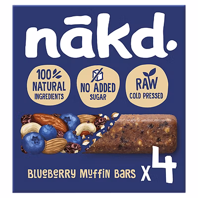 Nakd. Nakd Blueberry Muffin Bar - Multipack 35g