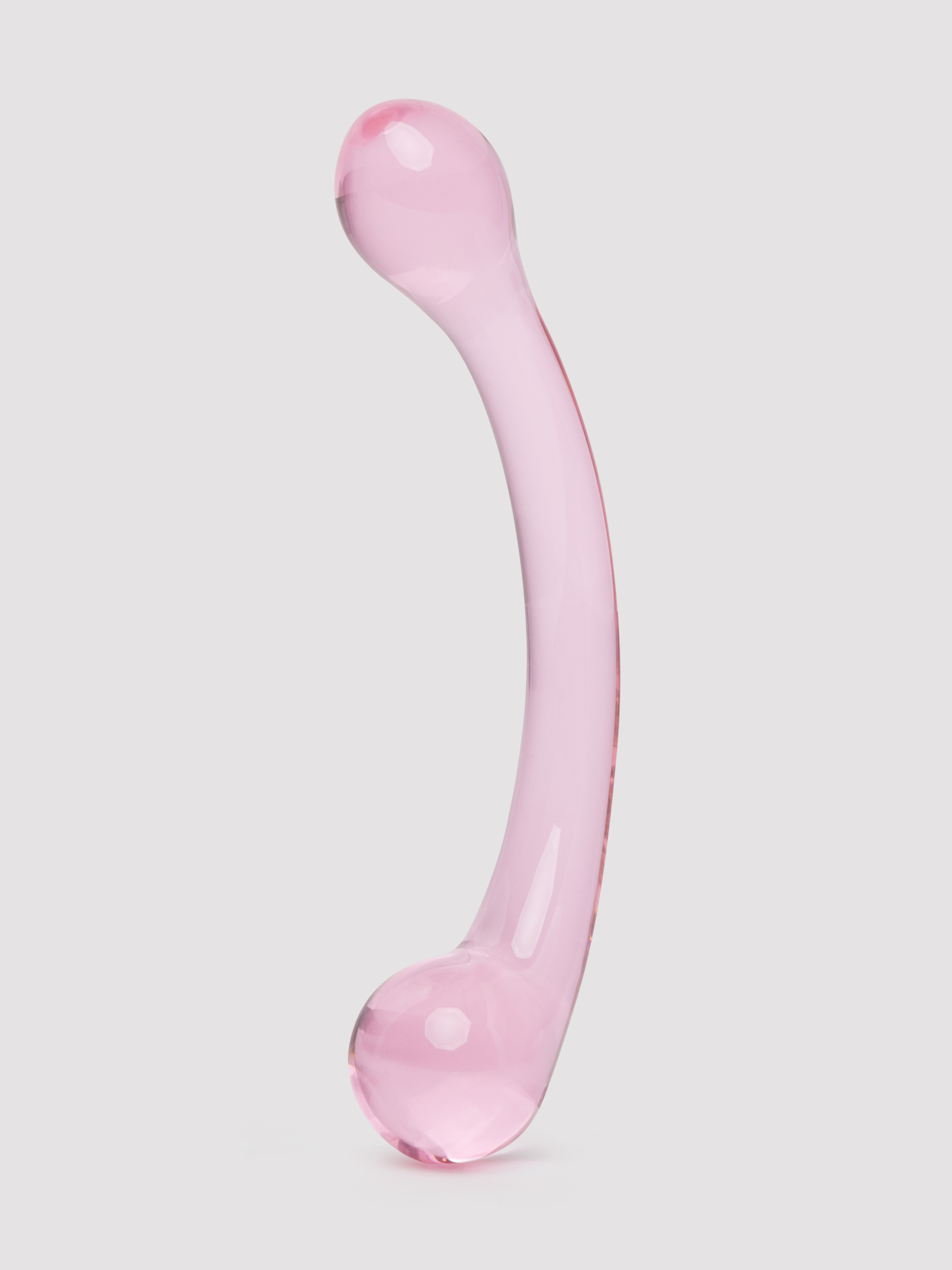 Lovehoney Sensual Glass Double-Ended G-Spot Dildo - Pink