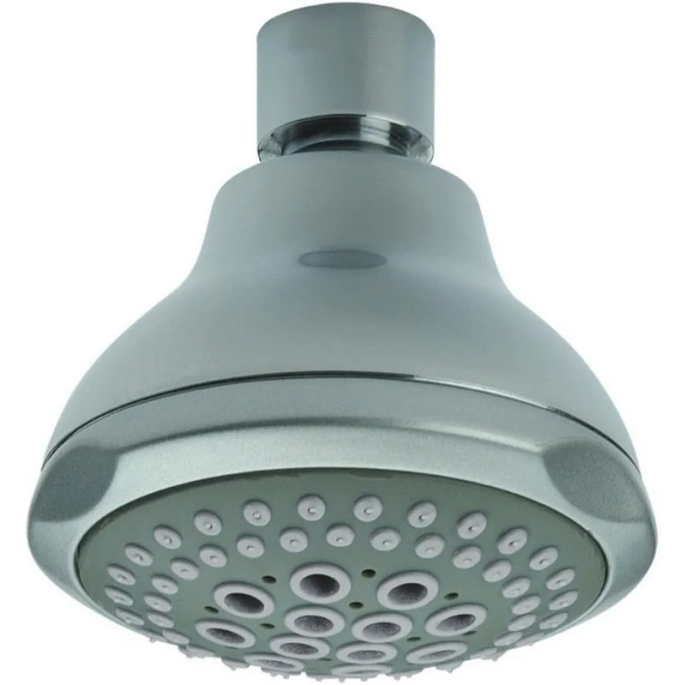 REMER Fixed Overhead Shower Head Chrome Anti Limescale 2 Spray Functions 84Cm