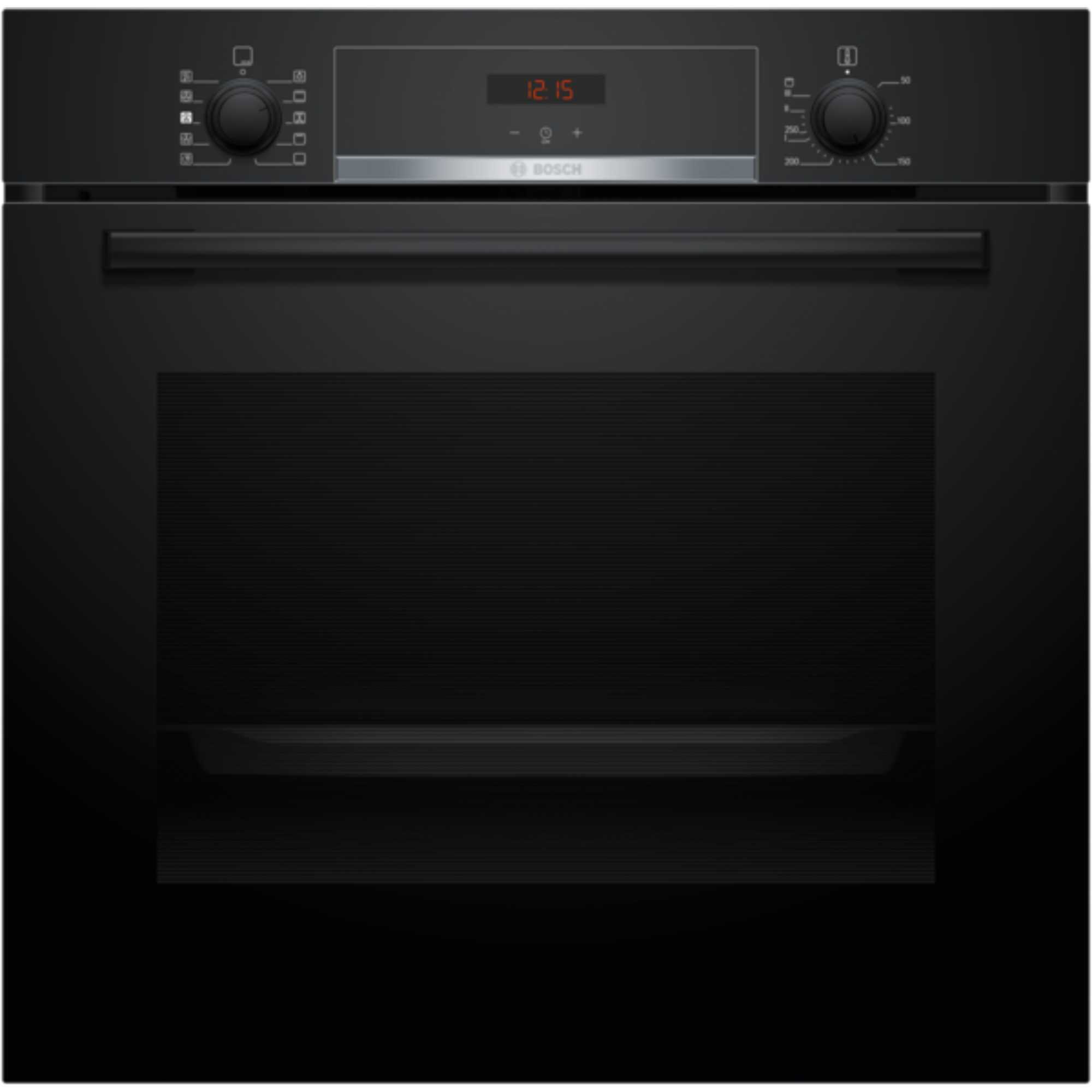  Series 4 Hqa534bb3b Built In Electric Single Oven - Black - A+ Rated, Black