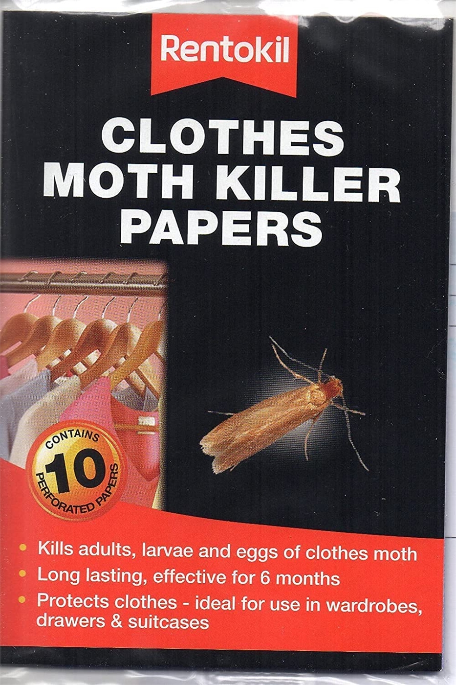 Rentokil Moth Killer Strips (Pack of 2)