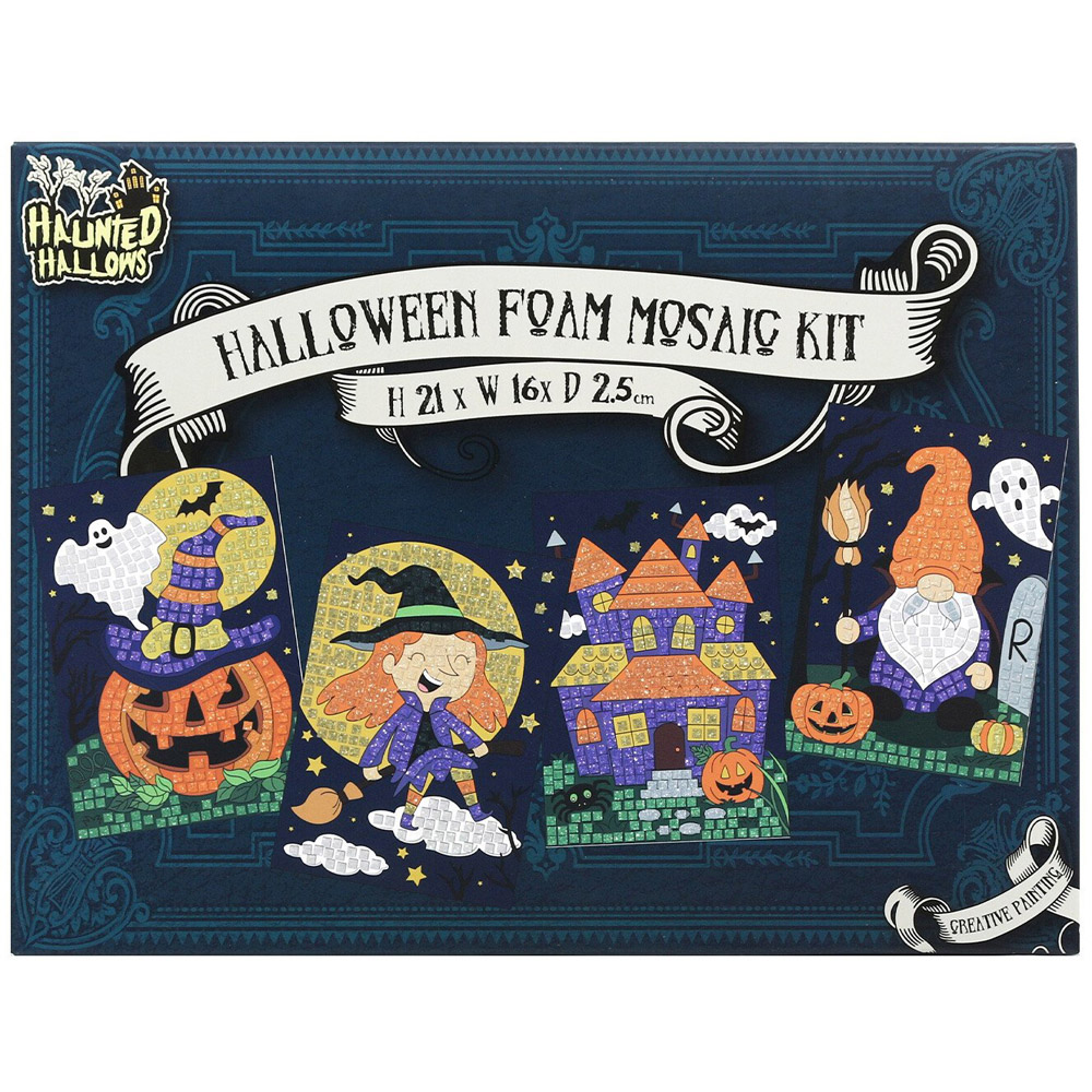 Haunted Hallows Halloween Foam Mosaic Kit