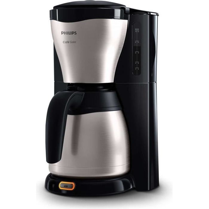 Philips Gaia - Cafetière filtre, verseuse isotherme, métal - HD7546/20
