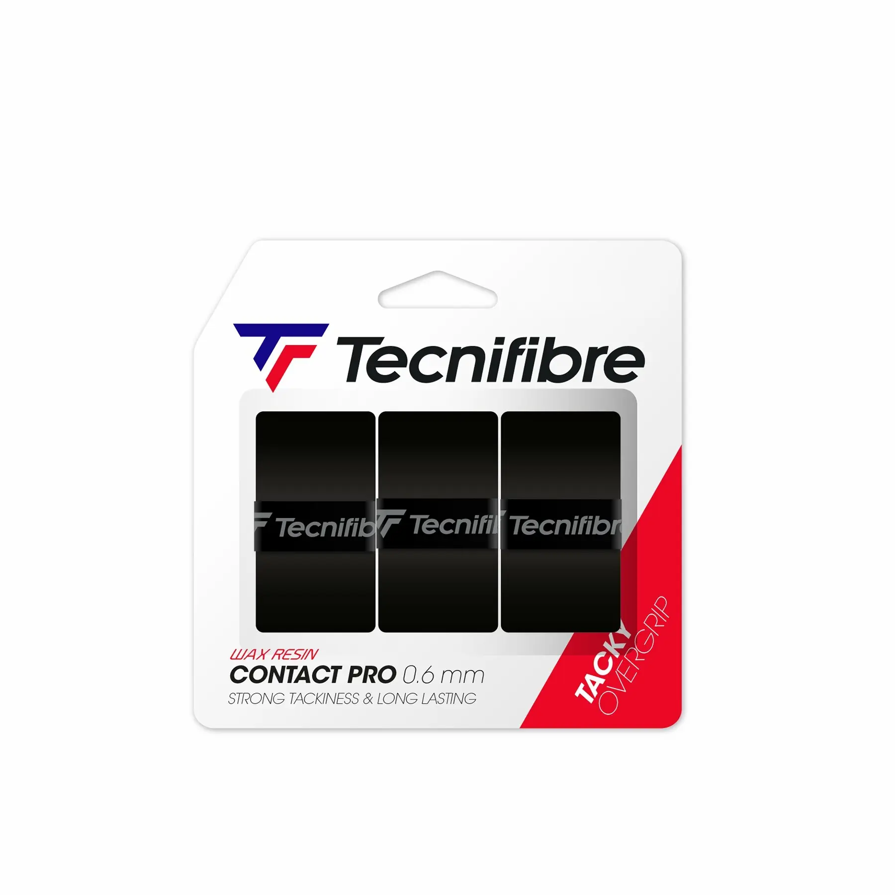 Tecnifibre ACCESSORIES Pack 3 Overgrip Tecnifibre Contact Pro Black