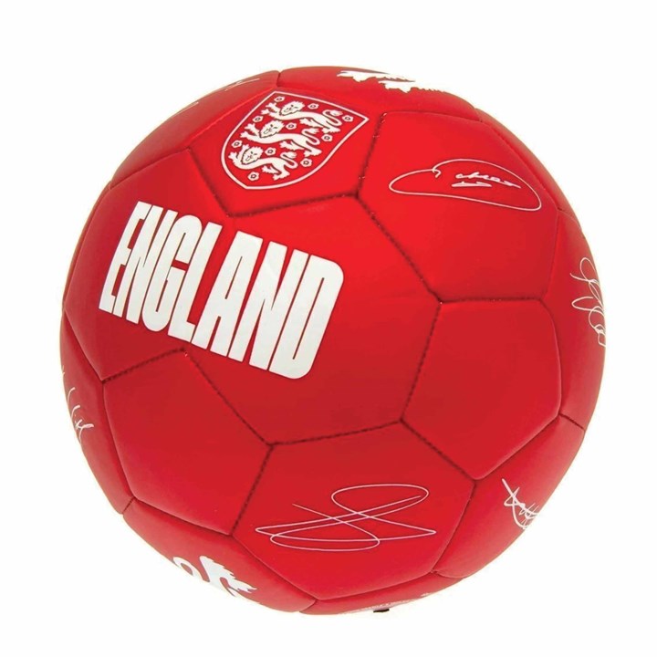 England Football Team England Phantom Signature Ball Size 5 Deflated