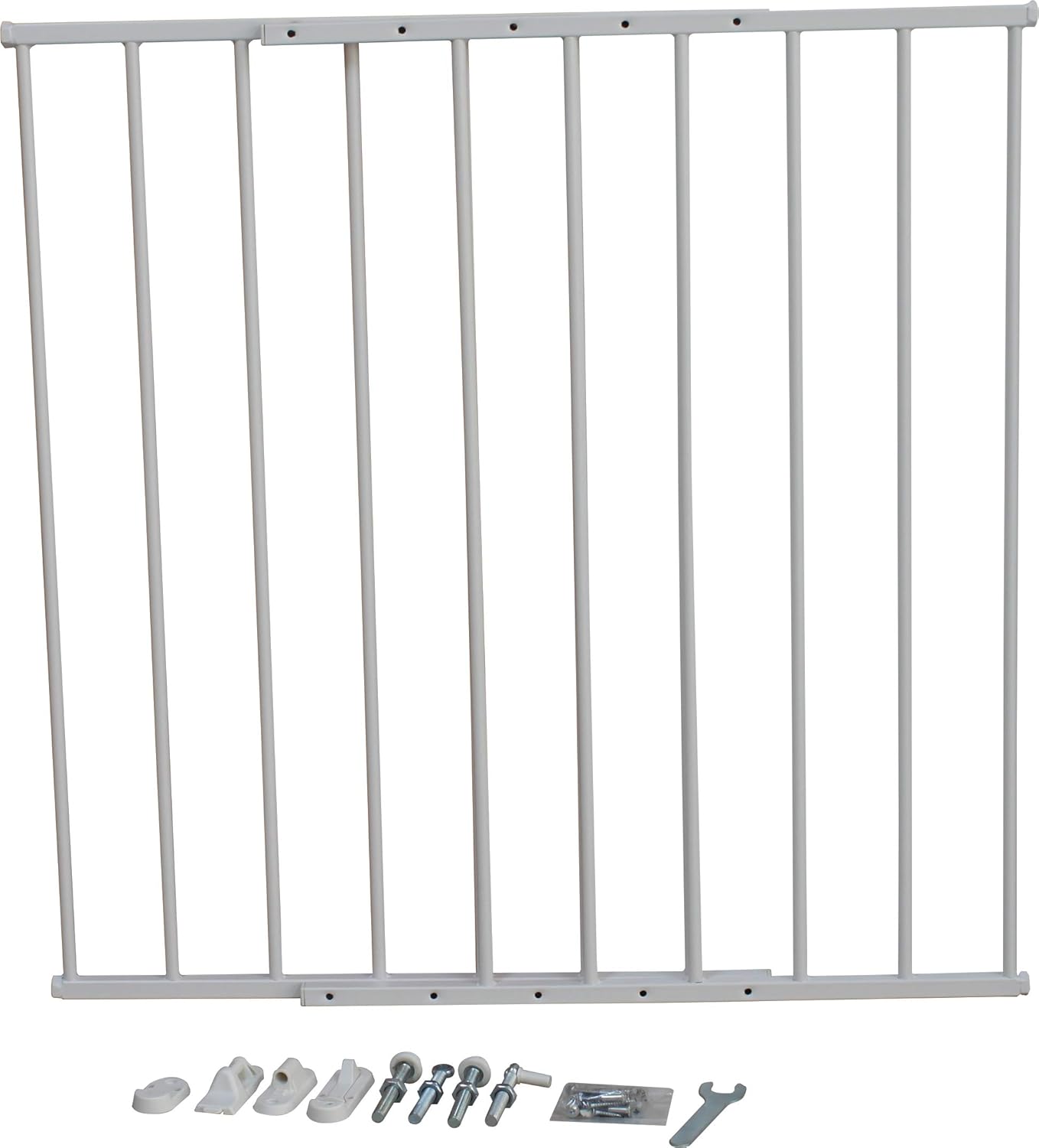 Biacchi Cancelletto di sicurezza protezione per bimbi bambini in metallo Bianco 78x80h