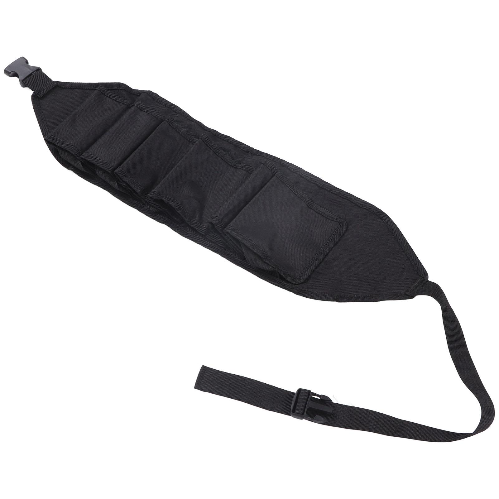 Neoglint Beer Belt 6 Pockets 600D Oxford Cloth Adjustable Beverage Waist Strap for Camping Fishing